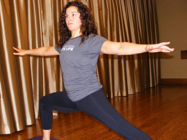 Peggy Berenblum, yoga instructor, Equinox in Greenwich
