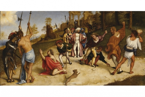 Lorenzo Lotto (Venice ca. 1480–1556 Loreto) The Stoning of Saint Stephen