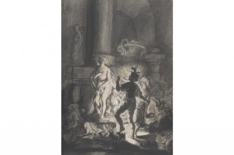 Joachim von Sandrart (German, Frankfurt 1606–1688 Nuremburg)
Pygmalion
1662