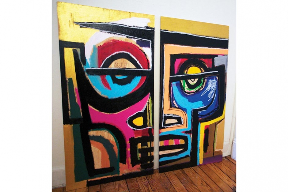 Asa Jackson’s emotive portrait paintings.