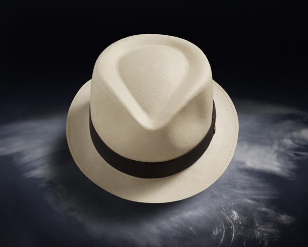 The Fedora Short Brim Black Silk Headband Hat ($1,450) from Monticristi. Photograph courtesy Monticristi.