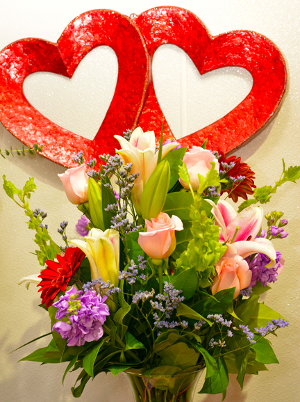 One of the marvelous bouquets available at Blossom Flower. Photograph by Bob Rozycki.