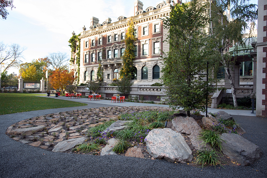 Cooper Hewitt, Smithsonian Design Museum in Manhattan is launching a nationwide design contest for high-school students. The winning chair design will be installed in the museum’s garden, pictured here. Photograph courtesy of Cooper Hewitt, Smithsonian Design Museum.