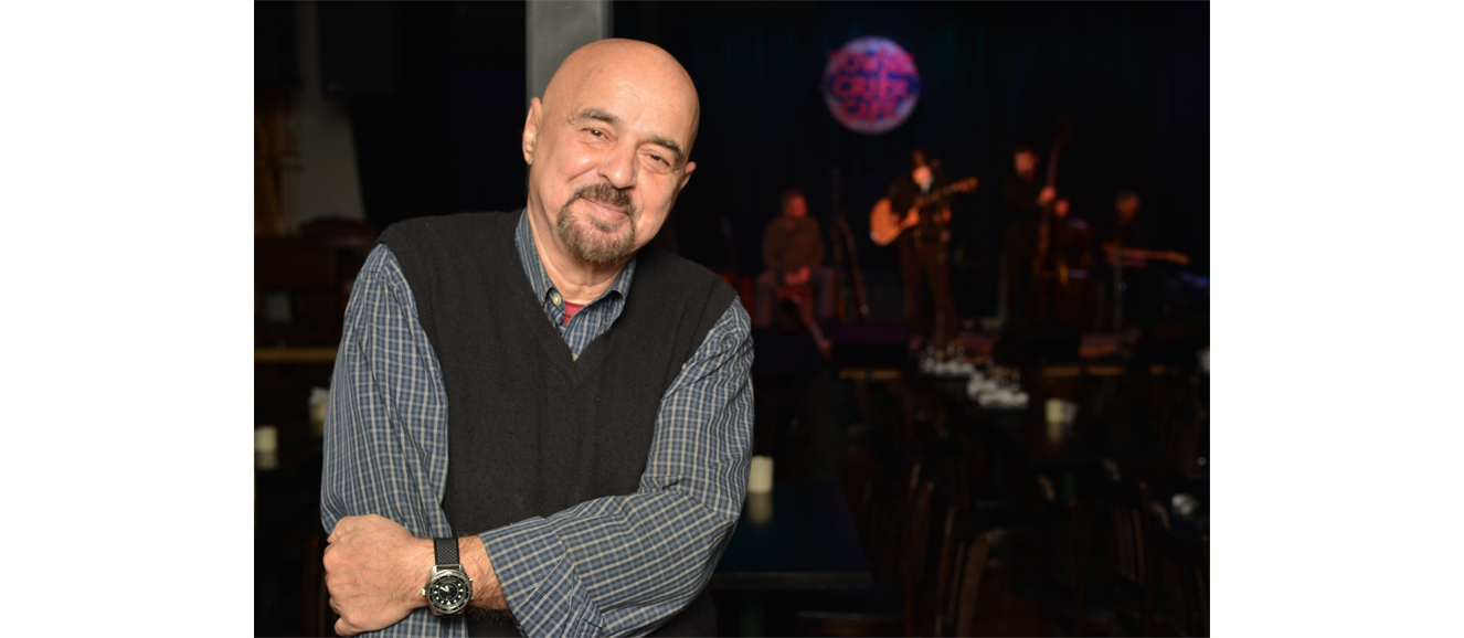 Phil Ciganer at Towne Crier Cafe. Photograph by Bob Rozycki.