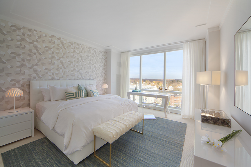 The sleek interiors of The Residences at The Ritz-Carlton Westchester II. Photographs courtesy The Residences at The Ritz-Carlton Westchester II