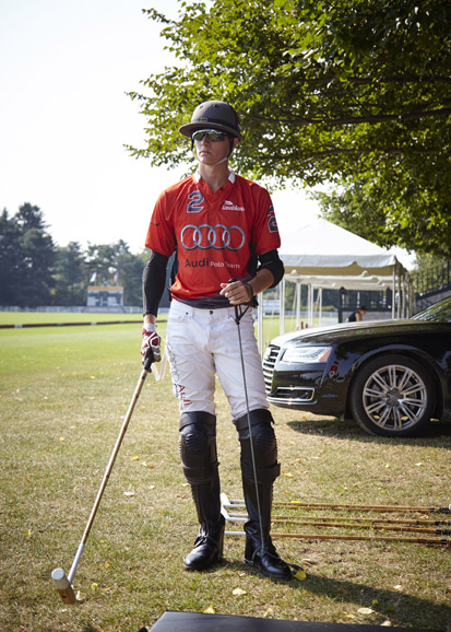 Team Audi’s Juancito Bollini. Photograph by ChiChi Ubina. Photograph courtesy Greenwich Polo Club.