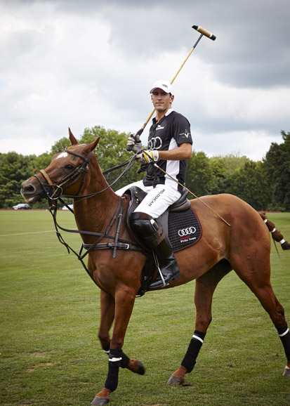 Team Audi’s Nic Roldan. Photograph by ChiChi Ubina. Photograph courtesy Greenwich Polo Club.