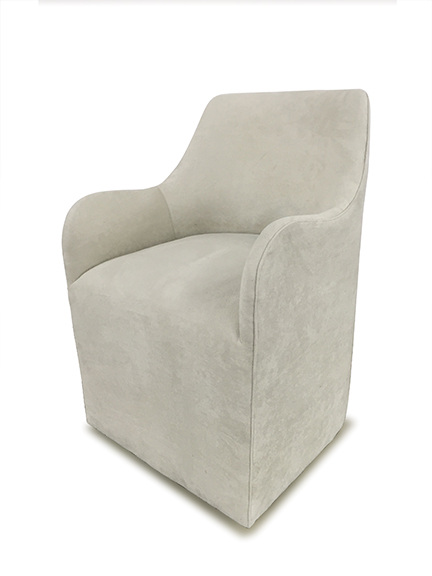 The Amelie Dining Chair (pricing starts at $1,210) from Mitchell Gold + Bob Williams. Courtesy Mitchell Gold + Bob Williams.