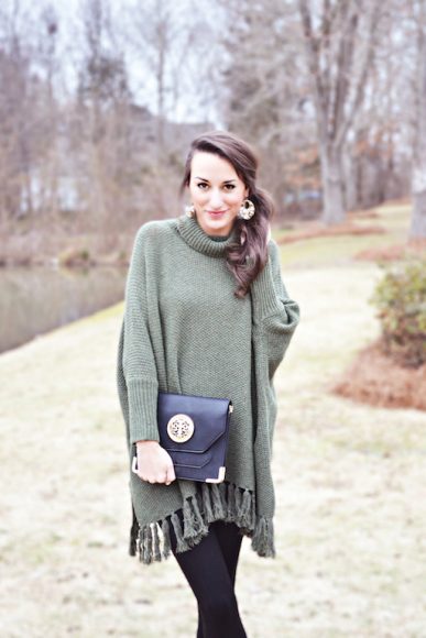 The Vail Tassel Sweater Poncho from AprilMarin will take you from autumn into winter in fine style. Photograph courtesy AprilMarin.