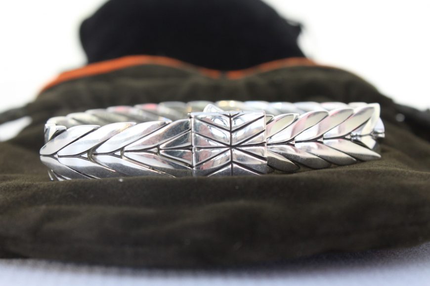 Women’s Modern Chain bracelet in sterling silver from John Hardy, $795. Available at Bloomingdale’s