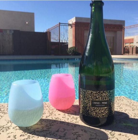 Bendiware unbreakable silicone glasses are designed for outdoor entertaining. Photograph courtesy Bendiware.