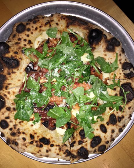 The Prosciutto pizza. Photograph by Danielle Renda.