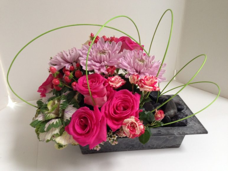 An arrangement from East Meets West Flowers in Pleasantville.
