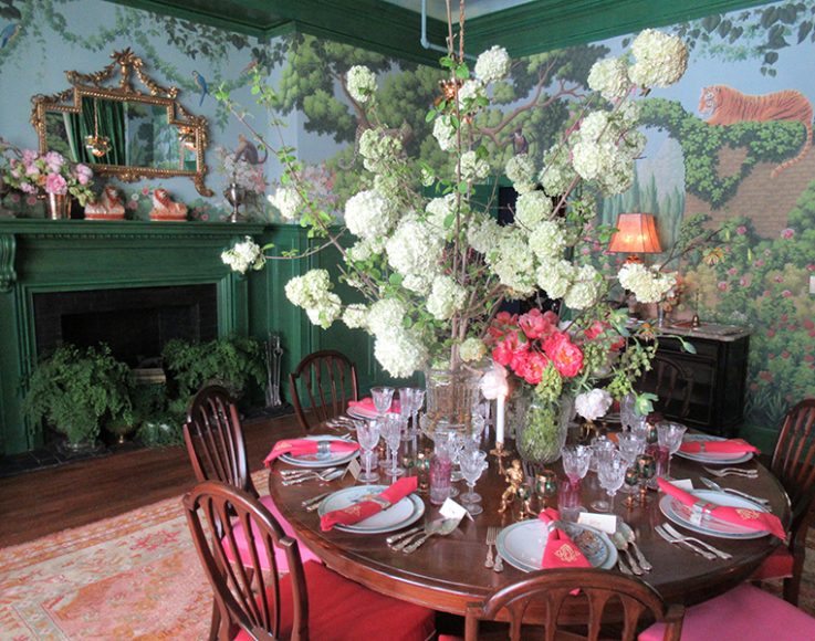 Ken Fulk’s “Madame’s Magical Menagerie,” created for last year’s Kips Bay Decorator Show House, typifies the showstopping design featured at the annual event. Photograph by Mary Shustack.