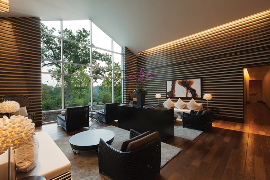 Sankara Spa’s Relaxation Lounge. Courtesy the Castle Hotel & Spa.