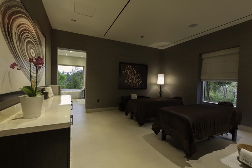 A treatment room at Sankara Spa. Courtesy the Castle Hotel & Spa.