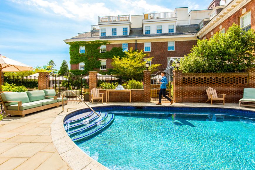 Outdoor pool at Grace Vanderbilt. Courtesy Grace Hotels.