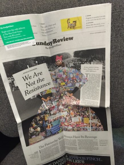 Nyack-based artist Johanna Goodman’s work was recently featured in The New York Times. Photograph by Mary Shustack.