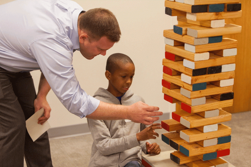 Trivia night with a Big and Little. Photographs courtesy Big Brothers Big Sisters.