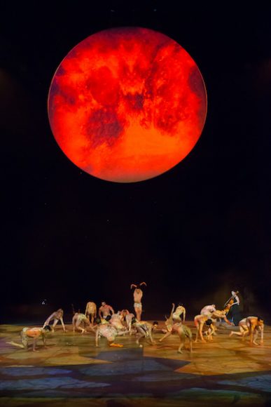 A scene from “One Night for One Drop, Imagined by Cirque du Soleil,” airing 8 p.m. Saturday, March 16 on CBS. Photograph by Erik Kabik.