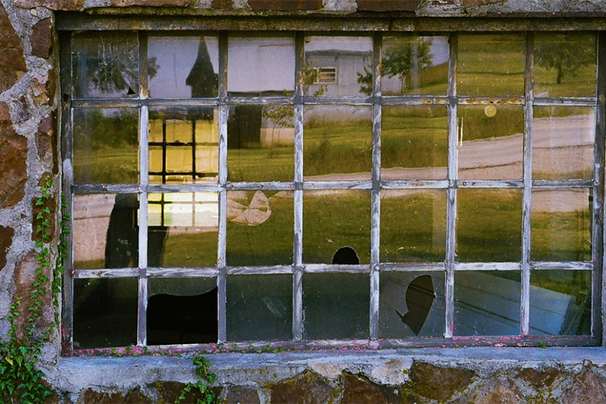 “Albatross, MO Machine Shop Route 66” by Ellen Galinsky. Photograph by Ellen Galinsky.