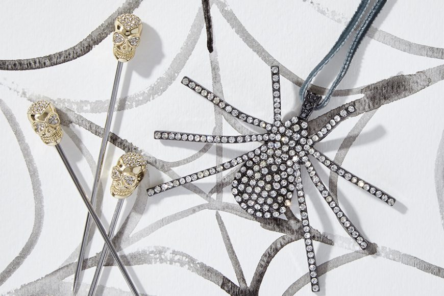 Decorative goods from Joanna Buchanan will get any Halloween celebration off to a spooky – and sparkly – start. Courtesy Joanna Buchanan.