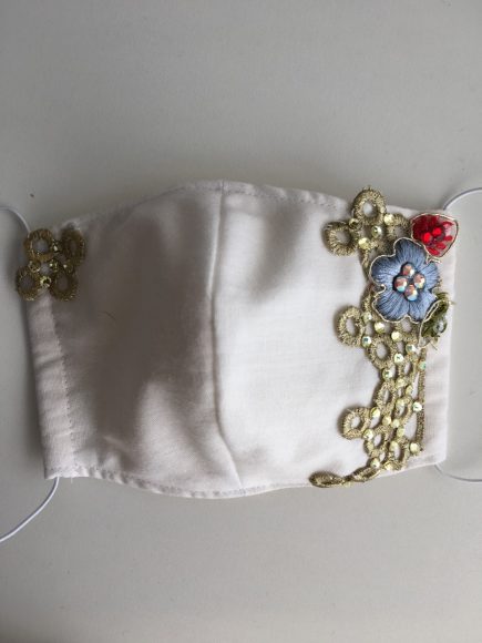 Nicole Roque is making masks for sale and donation. Photographs courtesy Nicole Roque.