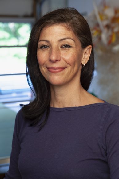 Aurora Robson in the studio. Courtesy Rockland Center for the Arts.