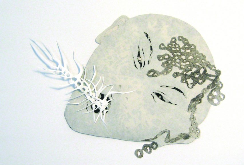 Mary Ting’s “Centipede Head.”  Courtesy Rockland Center for the Arts.