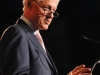 President Bill Clinton speaks at the Holly's Angels Gala for Making Headway Foundation at Cipriani in New York City.   The benefit honored the memory of  Holly Lind. Making Headway provides medical and social service support for pediatric brain and spinal chord cancer patients and their families.