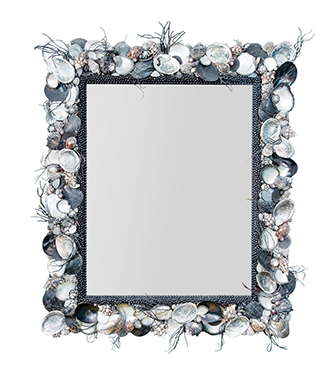 Baroque rectangular mirror, Thomas Boog, Maison Gerard, $32,000. (212) 674-7611, maisongerard.com.