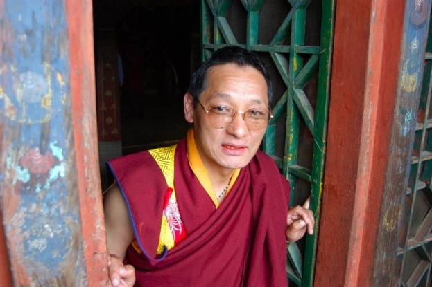 The High Lama of the Gangteng Monastery.