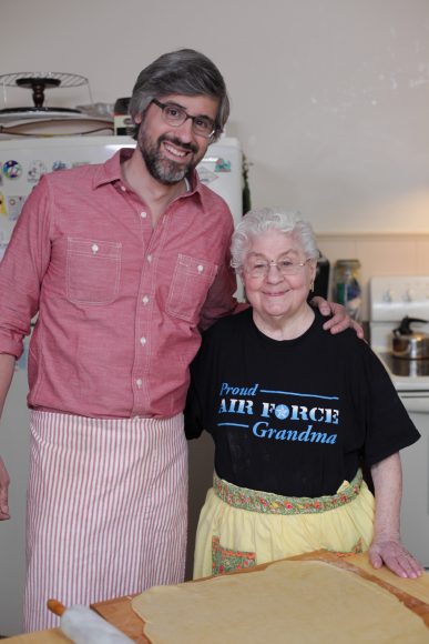 Mo Rocca and Clara Corrado on Cooking Channel's My Grandmother's Ravioli