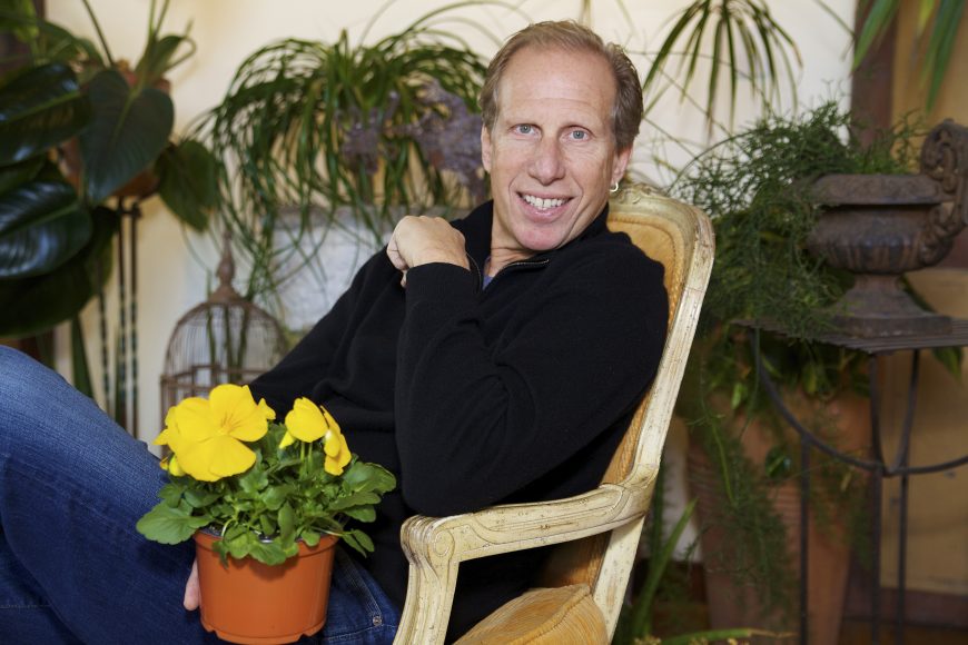 Howard K. Freilich of Blondie’s Treehouse in his plant-filled office at the company’s Mamaroneck headquarters.