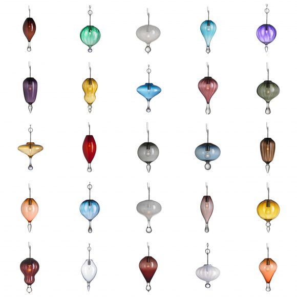 A selection of Moshe Bursuker Droplets.