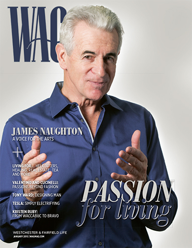Jan. 2015 Wag Magazine cover. Photo by John Rizzo