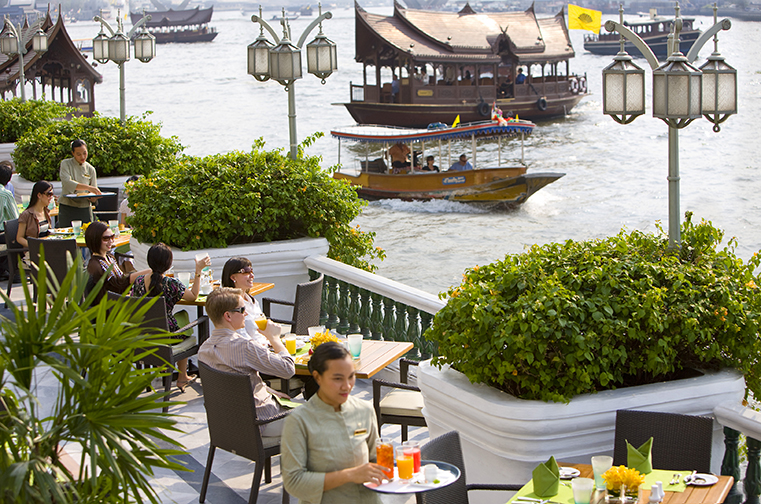 The Verandah Terrace, Mandarin Oriental, Bangkok.