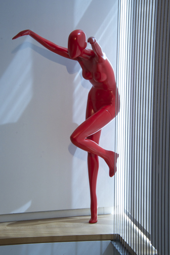 The Motion² mannequin premiered in December of 2013 at the Museum of Arts and Design.
