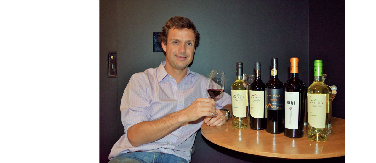 Aurelio Montes Jr., owner and winemaker of Kaiken winery.