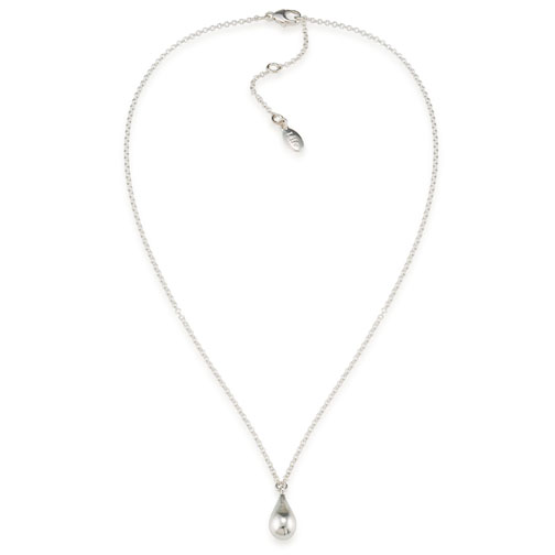 The sterling silver Water Drop Pendant from Carolee benefits Water.org, a nonprofit organization working to provide safe water and sanitation solutions.
