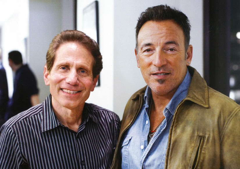 Dennis Elsas, with Bruce Springsteen. Photograph courtesy of Dennis Elsas.