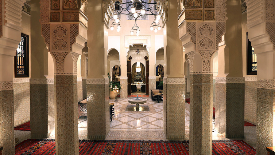 Riad interior at Royal Mansour.  Courtesy Royal Mansour.