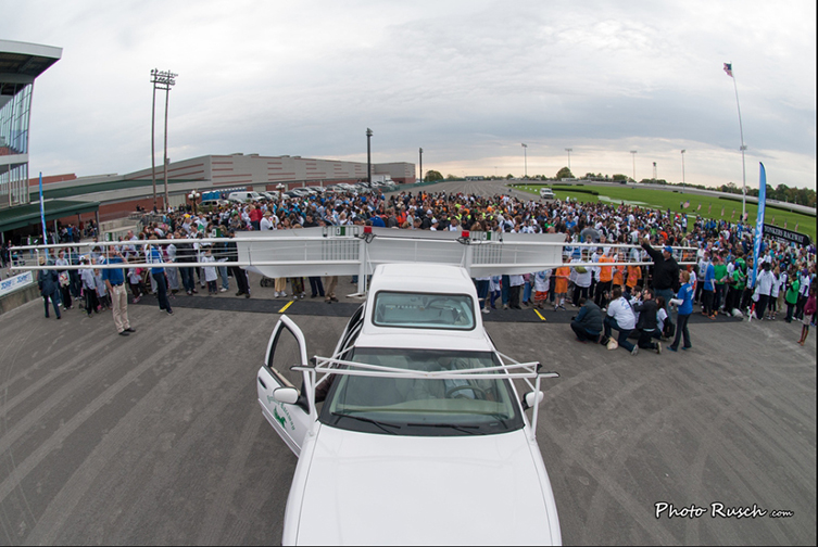 More than 2,000 are expected "behind the starting gate" at the annual “Walk to Cure Diabetes,” spearheaded by Empire City COO Bob Galterio, at Yonkers Raceway. Courtesy Empire City Casino/Yonkers Raceway