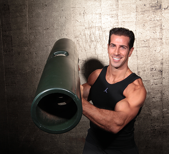 Giovanni Roselli at the Equinox gym in Greenwich. Photograph by Bob Rozycki.
