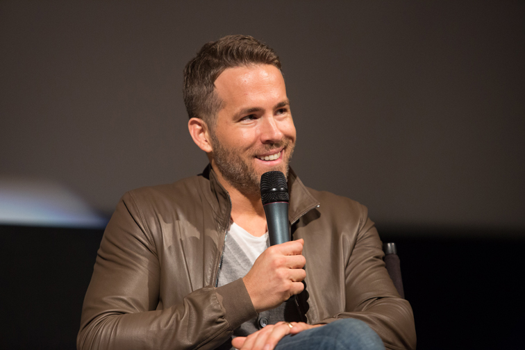 Ryan Reynolds with Marshall Fine during the Q&A after The Picture House’s advanced screening of “Mississipi Grind” on Sept. 19. Photograph by John Rizzo.