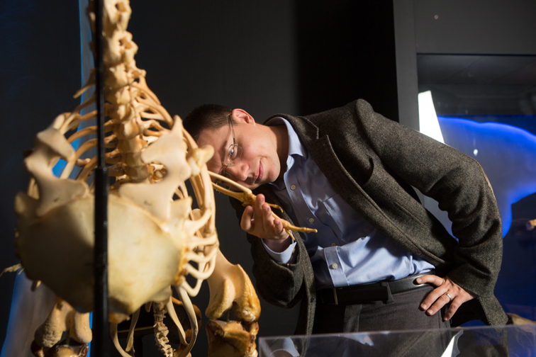 Daniel Ksepka is a world renown penguin paleontologist. Photograph by John Rizzo.