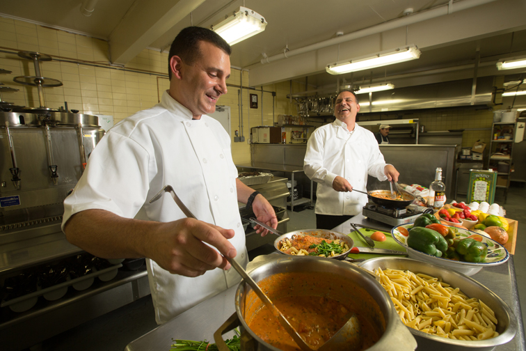 The Ciuffetelli brothers share a laugh. Photograph by John Rizzo.