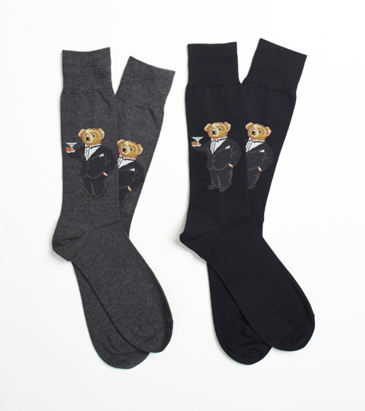 [1] Ralph Lauren Bear Socks ($22). Photograph courtesy Ralph Lauren.