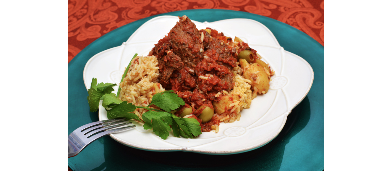 Evie’s Carne Asada (Spanish Pot Roast). Photograph by Bob Rozycki.