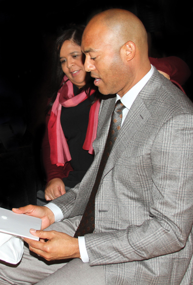 Mariano Rivera and wife, Clara, at Latino U College Access’ recent “Visiones: Making College Dreams a Reality” gala in White Plains. Photograph by Mike Dardano/Buzz Potential.